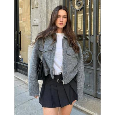 Bomber Jackets for Women Street Fashion Short Puffer Jacket