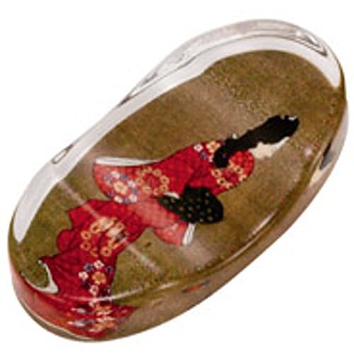 Ishida Chopstick Rest, Beautiful Woman Looking Back, 68144