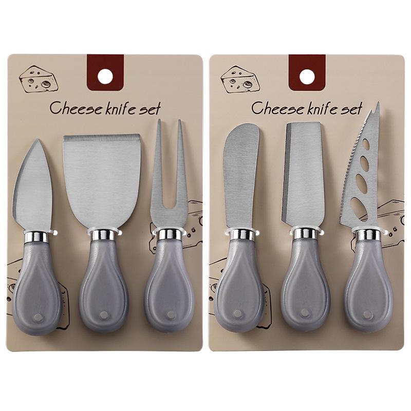 Bangkasi Edelstahl Käsemesser und Spatel Set