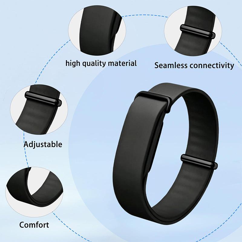 Breathable Silicone Band for Fitbit Air Soft Sweatproof Sports Strap Replacement Adjustable Quick Release Wristband Accessories