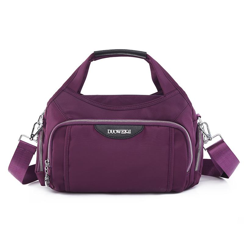 Modische Ein-Schulter-Tasche, Leichte Handtasche mit großem Fassungsvermögen, Wasserabweisende Umhängetasche für Reisen und Shopping