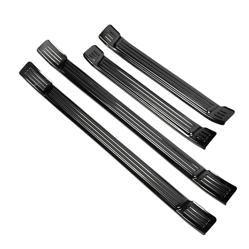 4pcs Door Sill Protector Scratch Stainless Steel Door Sill Scuff Plate Trim Sticker Strips for 2024