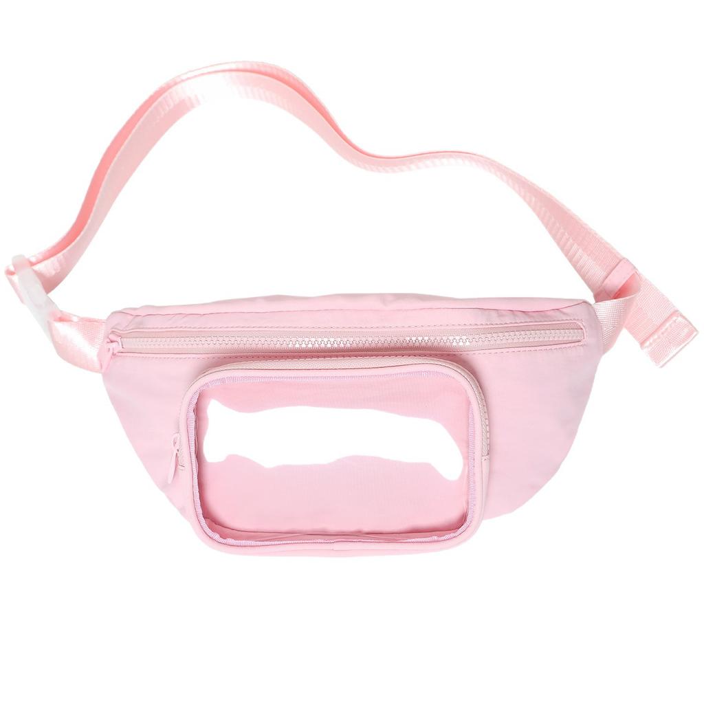 Schmerztasche, Kleiner Appetit, Schmerzschicht Brusttasche, Damen Frühling und Sommer Transparente Tasche, Leichte Wasserdichte Nylon Umhängetasche, Herren Bauchtasche