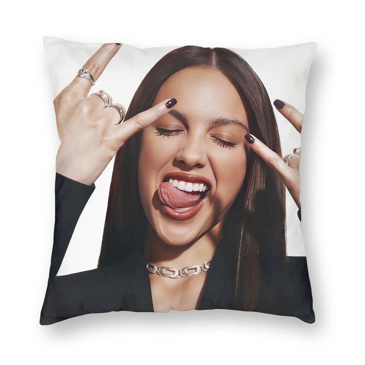 

Spill Ur Guts Vampire Sour Olivias Pillowcase Printing Polyester Cushion Cover Decoration Pillow Case Cover Sofa Wholesale 12x12Inch