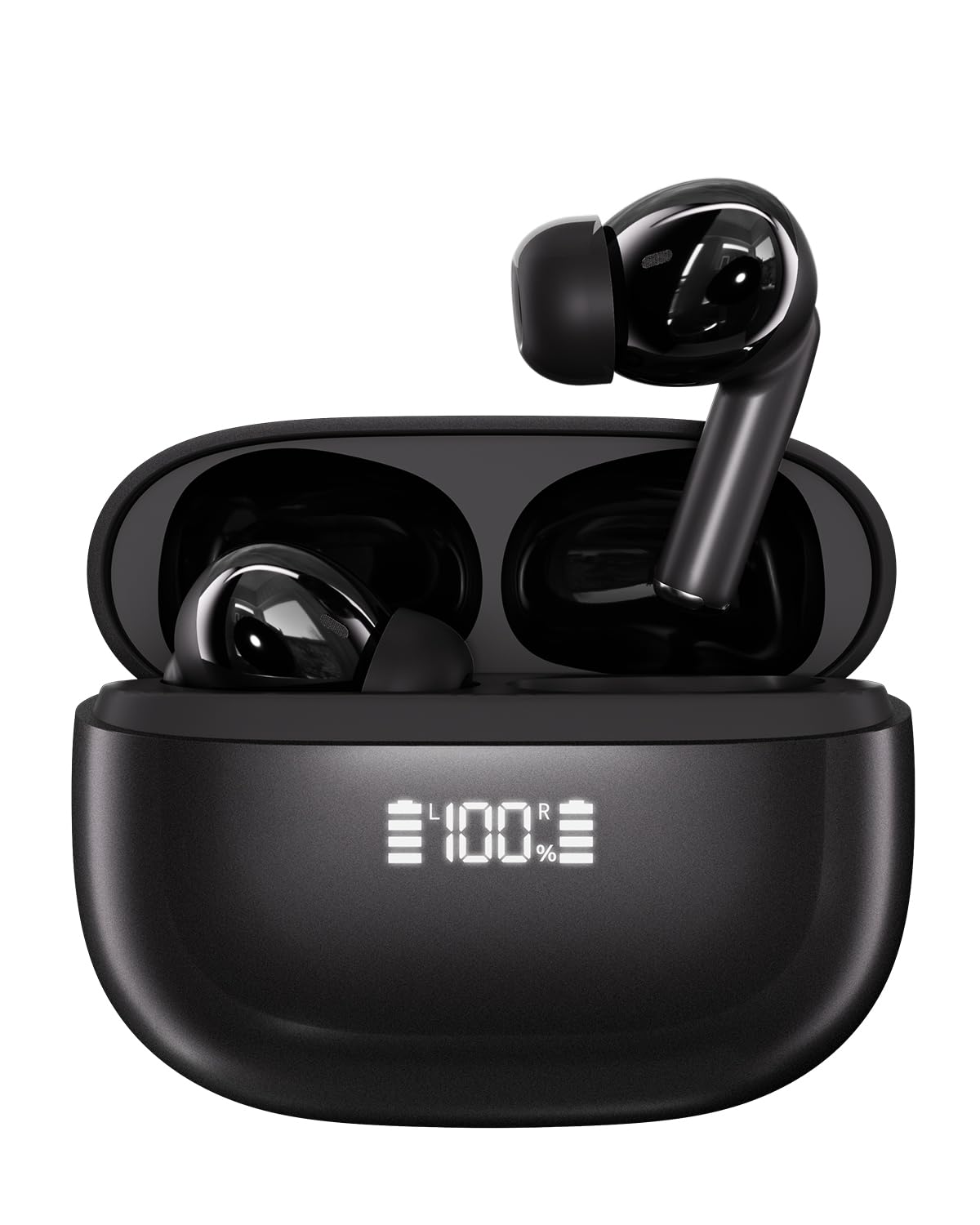 

[2026 Upgraded Version] Wireless Bluetooth Earbuds, Bluetooth 6.0, ANCActive Noise Cancelling, IPX4 Waterproof, 30 Hours of Playtime, Hi-Fi, Auto