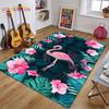 3D Flamingo Rug Carpet for Livingroom Bedroom Kids Room Colorful Modern Rug Non Slip Floor Carpet INS Style Decor Flower Carpet