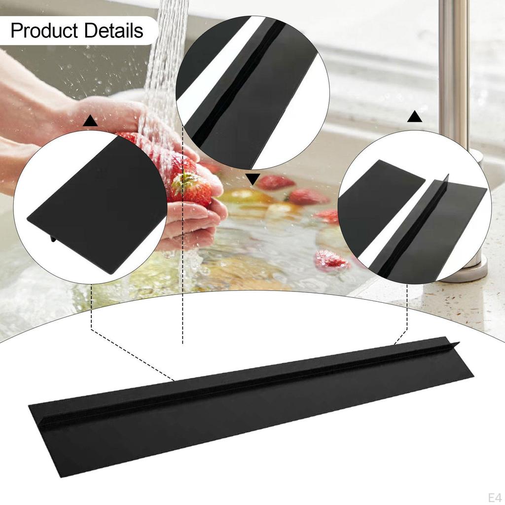 Cover Between Counter and Top Filler Seal Strip for Washer Range Dryer Furniture Easy To Clean