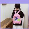 Disney Stitch Angel Beach Coconut Tree Cartoon Pattern Children Backpack For Kindergarten School Use