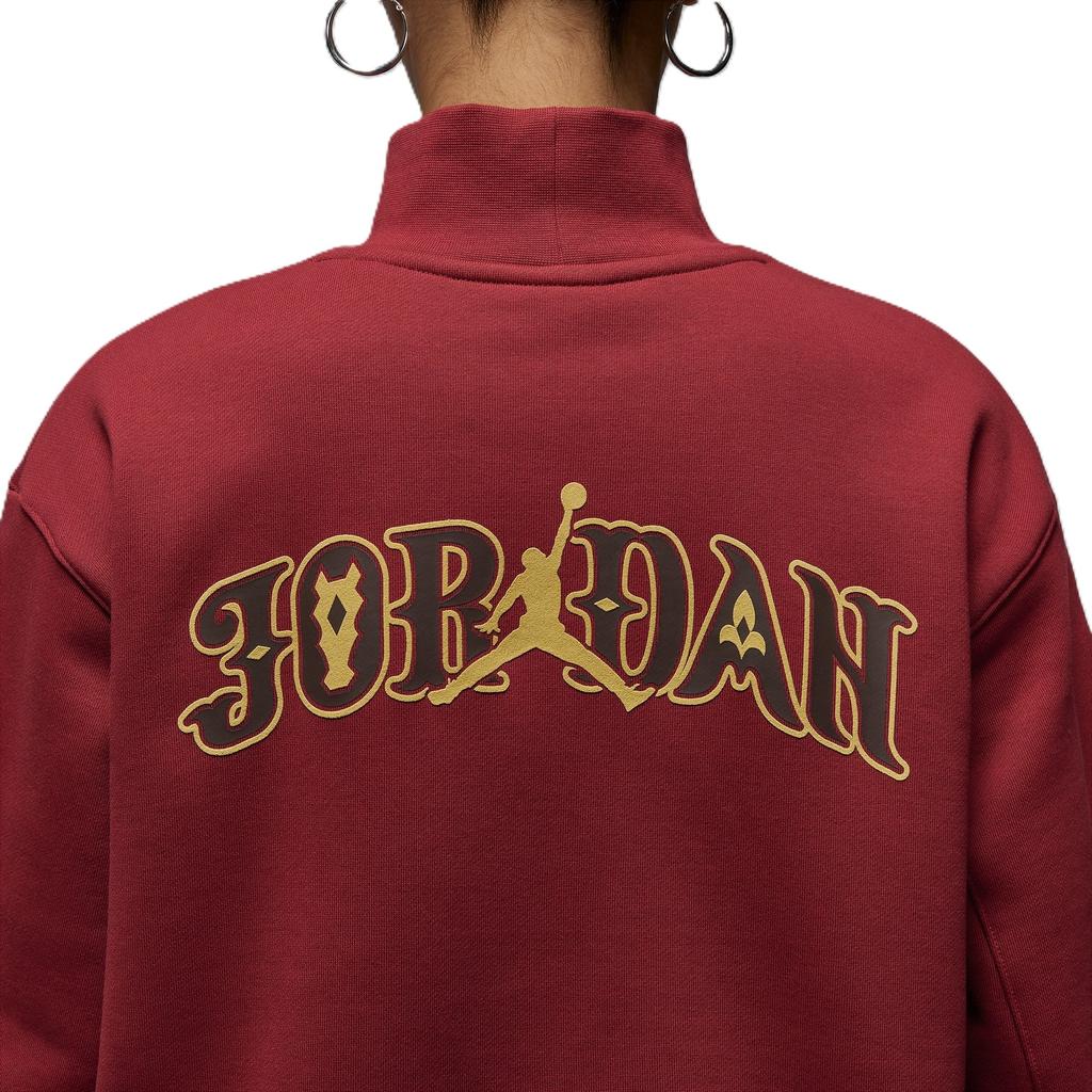Jordan Flight Fleece FW25 Simple Fleece Knit Soft Sweatshirt Women Sweatshirt IQ3965613