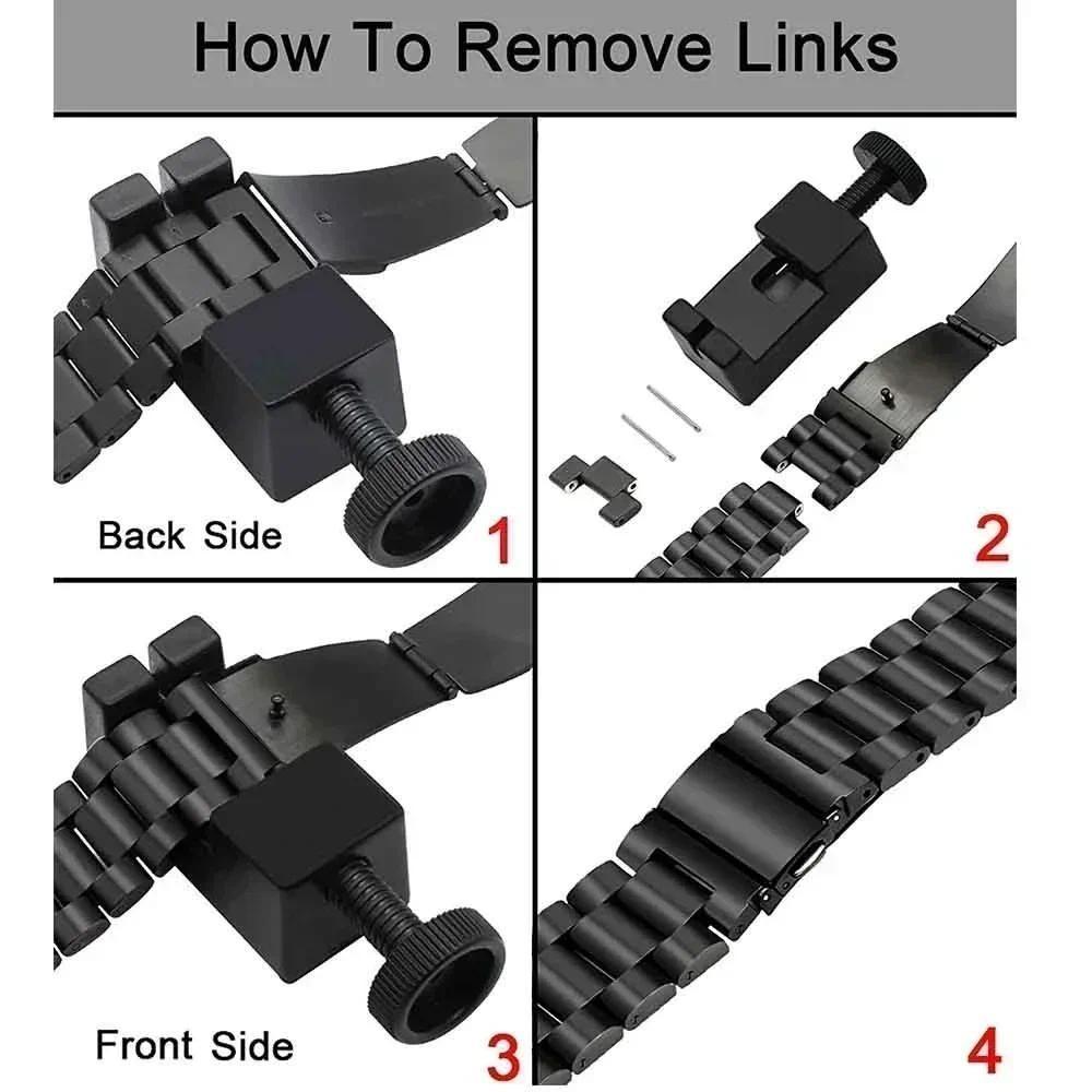 20mm 22mm Metalowy Pasek do Huawei Watch GT 5 4 GT5 46mm 41mm GT5 Pro 42mm/46mm Bransoleta Ze Stali Nierdzewnej