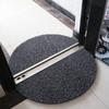 Thick Half-round Door Mats Outdoor Antiwear PVC Waterproof Anti Slip Bathroom Rugs and Carpets Gray Red Hallway Entrance Doormat