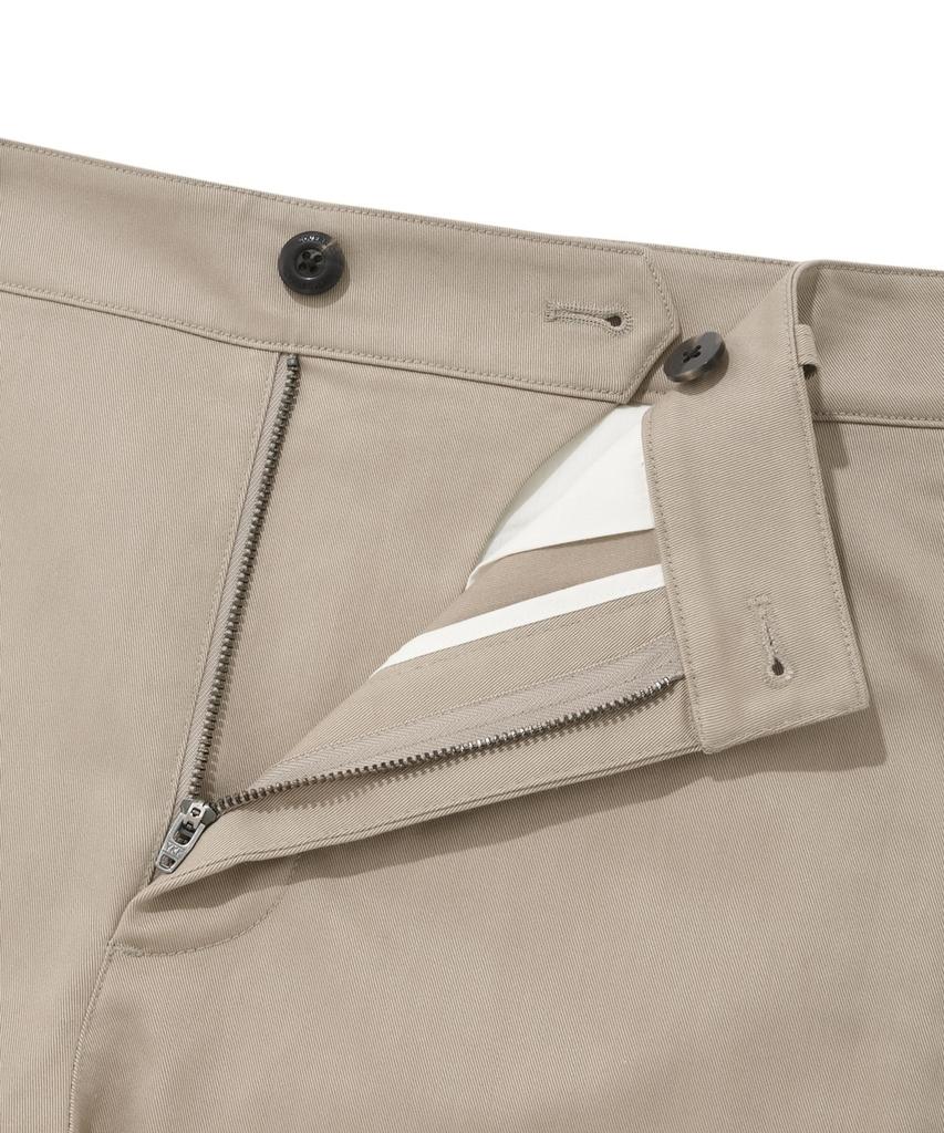 COVERNAT Semi-Wide Chino Pants Beige