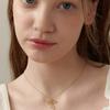 Tatiana (925 Silver) Glint Big Ribbon Necklace NZ2182