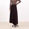 Warm Pleated A-line Knit Skirt - Winter Versatile Commute