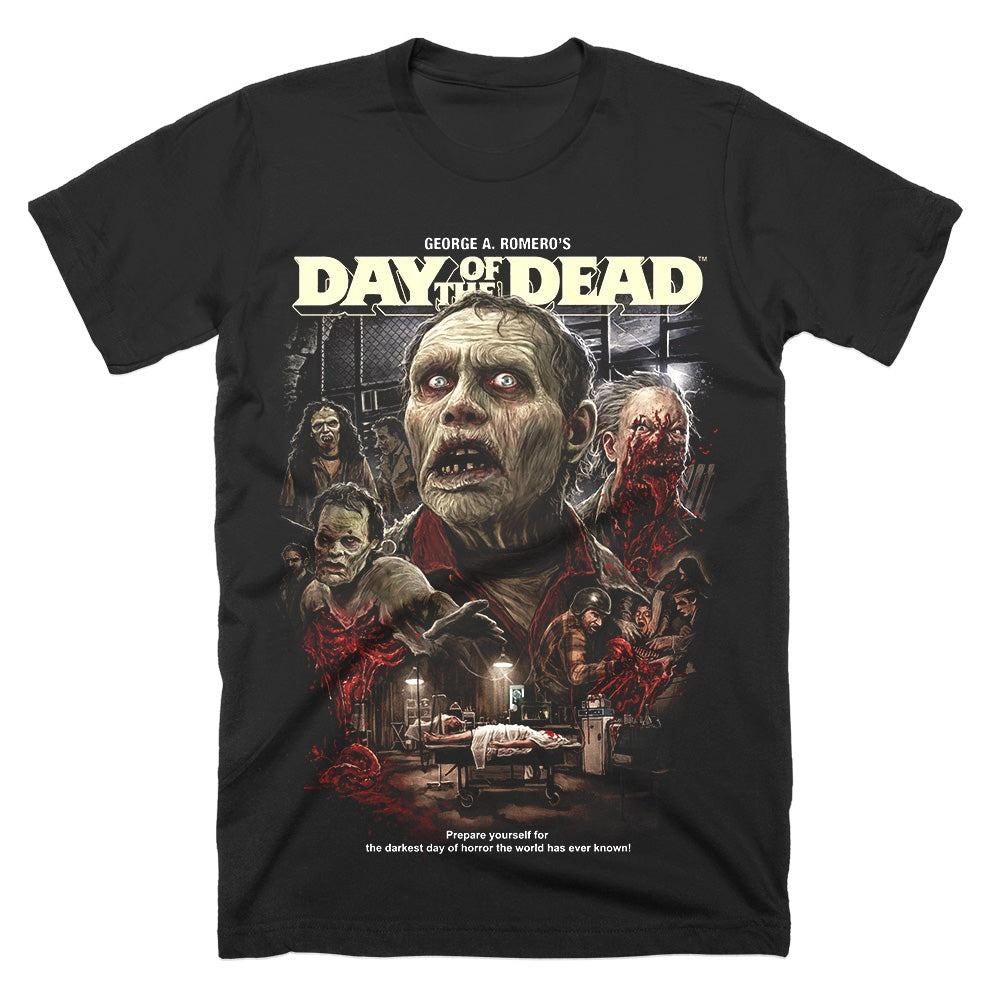 

Day of the Dead TShirt Unisex Summer George A Romero Zombie Horror Movie Graphic Short Sleeve Streetwear Loose Fit Horror Fan Tee 4XL