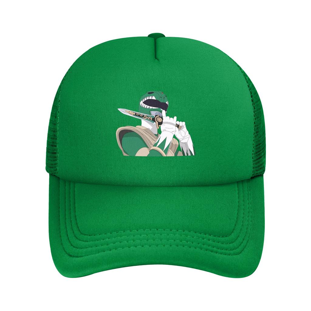 Mighty Morphin Power Rangers Trucker Hat Adult Outdoor Mesh Baseball Caps Polyester Adjustable Fishing Hat