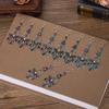 New Fashion Chain Link Crystal Rhinestone Earrings For Women Hangers Drop Tassel Dangle Wedding Earrings Jewelry Bijoux Femme
