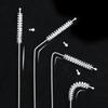 1/5/10Pcs Stainless Soft Hair Suction Glass Tube Cleaner Brushes Tools Fish Tank Straw Bottle Cleaning Brush