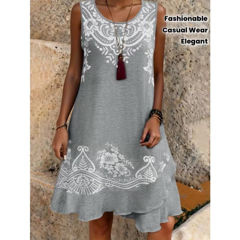 

new sleeveless dress 8XL