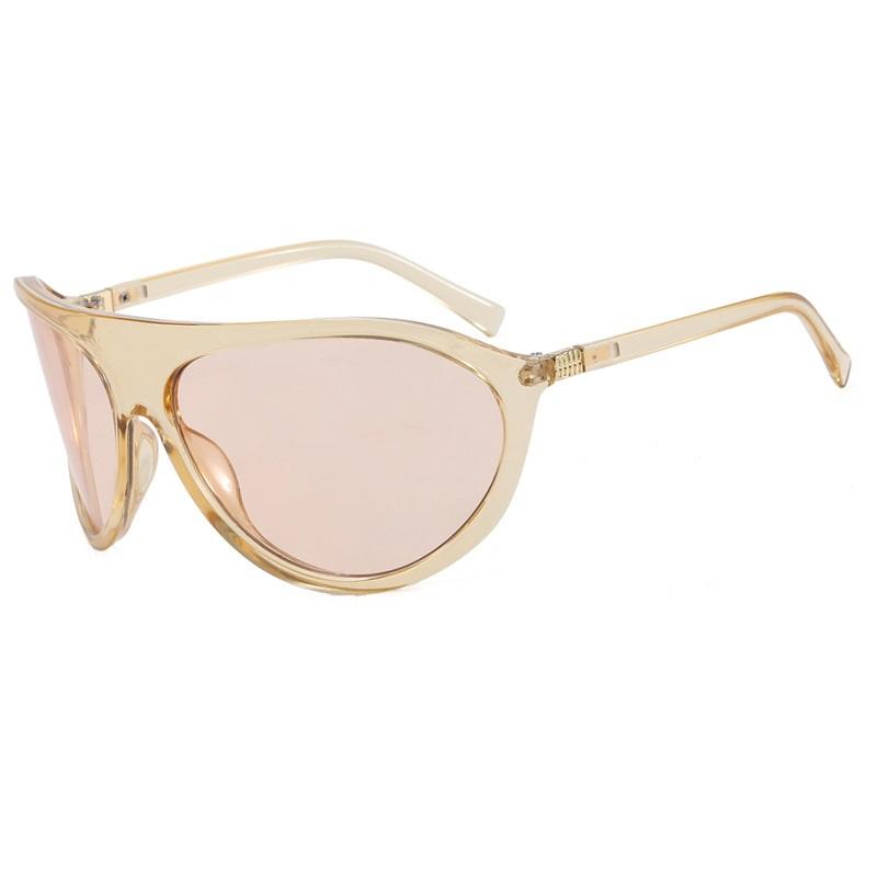 

oversize one piece shield sunglasses for women new fashion large frame gradient sun glasses ladies retro driving shades uv400 шампанського