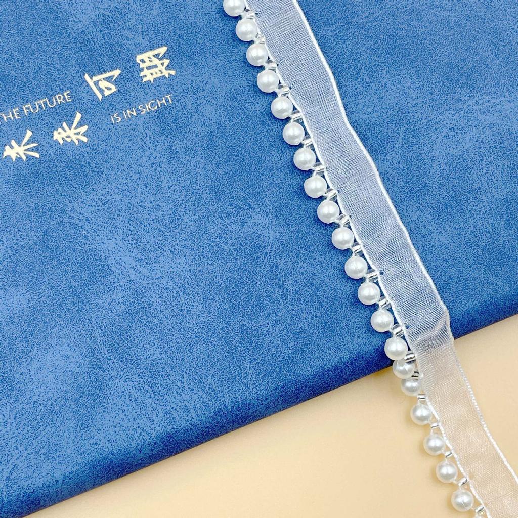 Specificații unilaterale de dimensiune lucrate manual, dantelă cu perle, accesorii decorative Hanfu în stil etnic DIY, cu accesorii