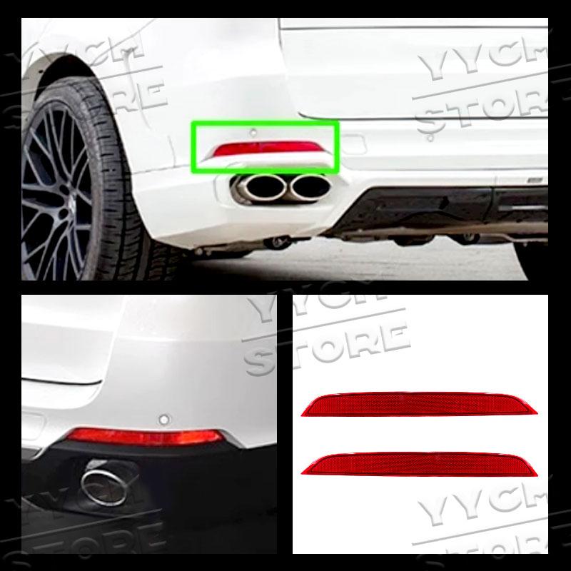 Car Rear Bumper Warning Reflective Strips Reflector Lamp OEM:63147290091 63147290092 For BMW X5 F15 2014 2015 2016 2017 2018