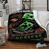 Minecraft Blanket Comfortable Suitable For Seaside Livingroom Office For All Occasions Playful Design Perfect Gift For Relatives And Friends