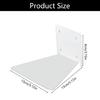 3xMetal Shelves Holder Wall Mounted Book Holder Multifunctional Kitchen Storage