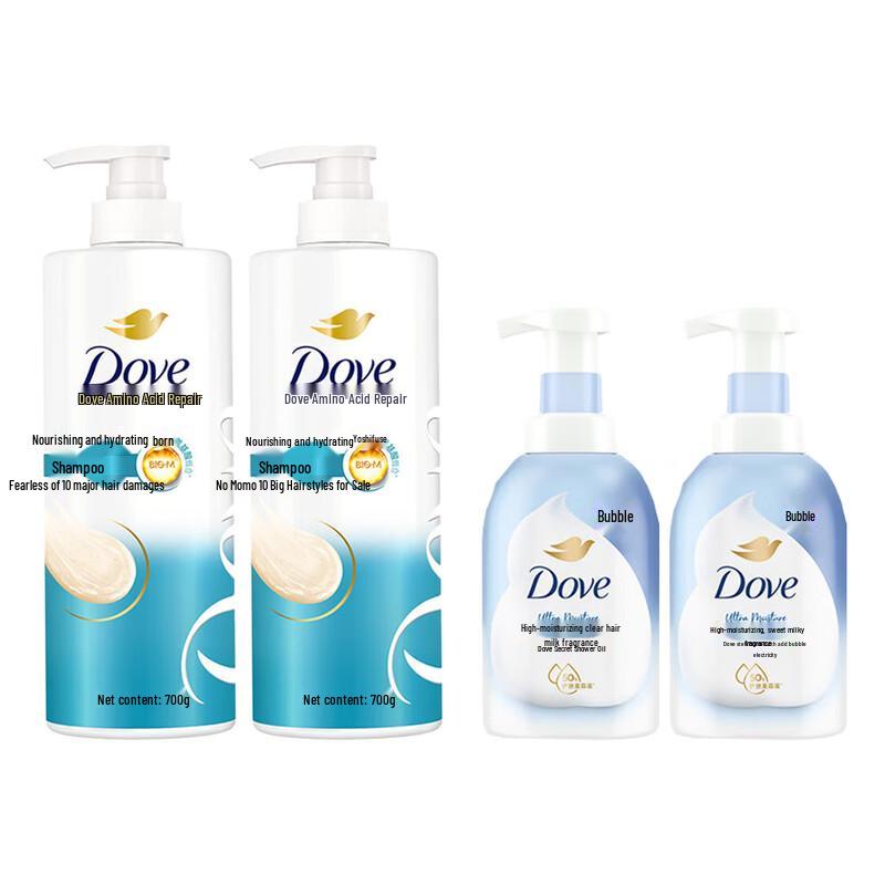 Набор Dove Питательный Шампунь и Пена для Душа