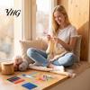 Crochet Set for Adults Metal Hooks Set, Includes Yarn Needles Stitch Markers Tape Measure, with Essentials Projects Storage Case, Soft Rubber