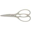Endo Shoji Kitchen Scissors, Rust-Resistant Stainless Steel, Disassembleable for Cleaning and Hygienic Use, Single-Sided Wave Blade for Non-Slip C
