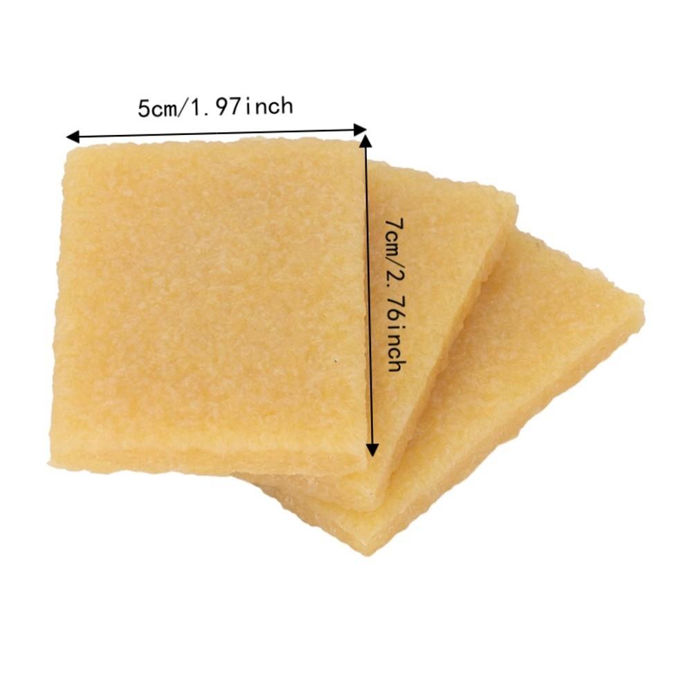 10pcs Natural Rubber Adhesive Remover Quadrate Manual Cleaning Tool Residue Eraser Discs Cleaning