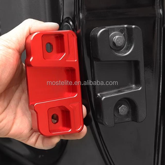 Thickened Aluminum Tailgate Stopper Rear Door Limiter Buckle Lock Protect Cover Stop Block for GWM Tank 300 Accessories чёрный