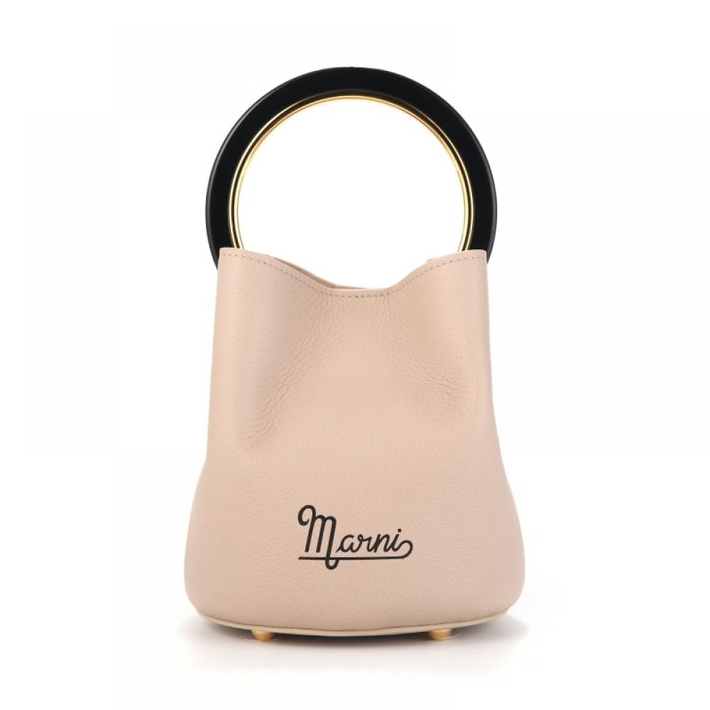 Marni Scmpu09t31 P4566 Z2b46 Pannier Bucket Tote