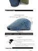 Unisex Korean Style Cotton Denim Beret - Retro Duckbill Newsboy Cap