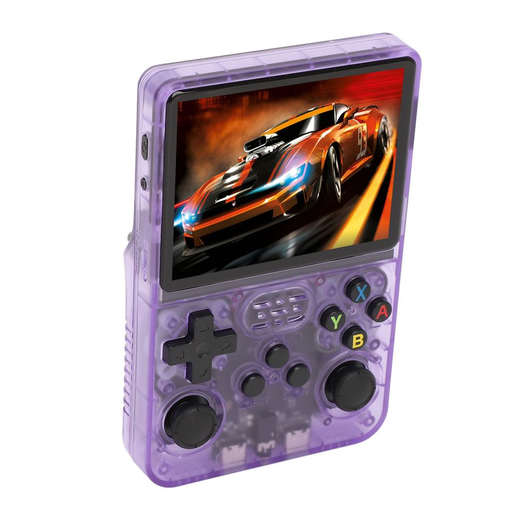 R36S Handheld Game Console 3.5 Inch IPS Screen Support More Than 20000 Games Portable Game Player for Linux Transparent