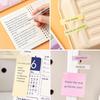 Portable Notebook Memopad With Adhesive Note Colorful Adhesive Index Label For Notebook Planner Office School Supplies