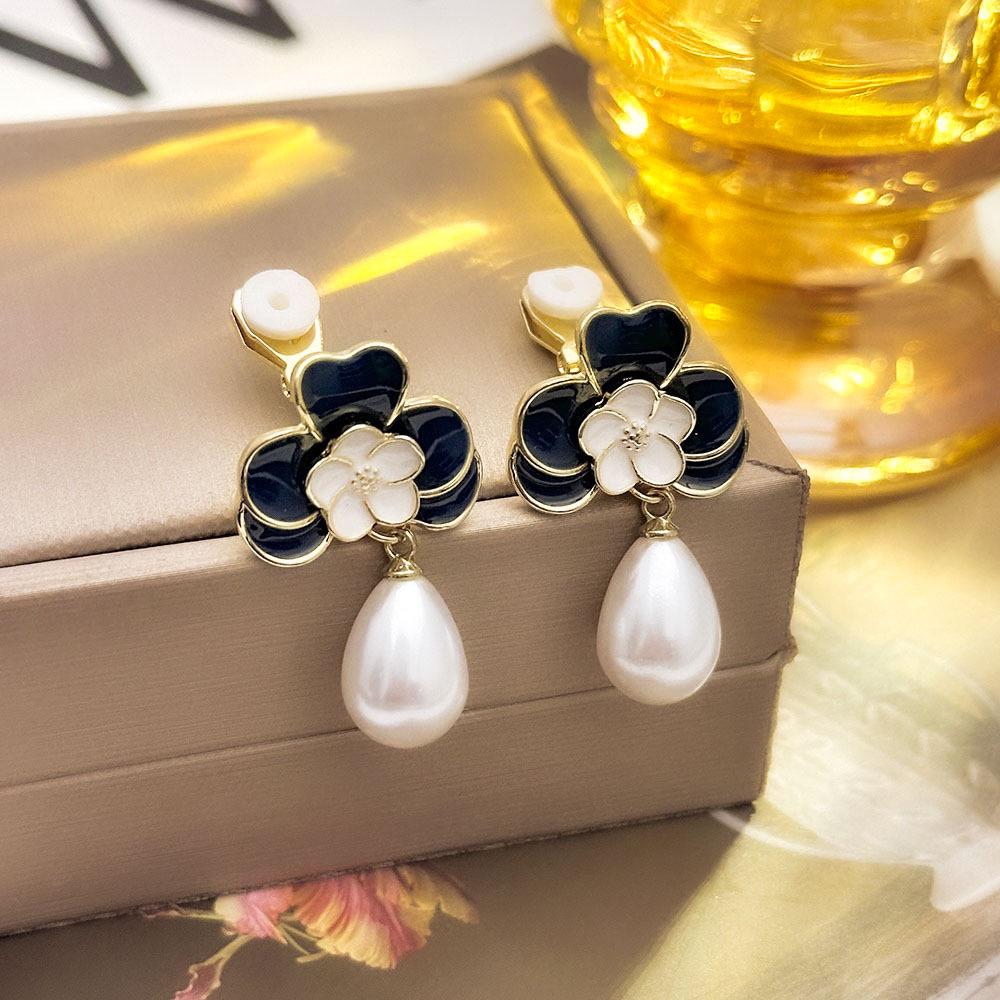 High-End Französische Dreieck Ohrclips ohne Piercing - Damen Einfache, Elegante, Luxuriöse Ohrringe