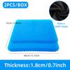 Gel Seat Cushion Summer Breathable Honeycomb Design For Pressure Relief Back Tailbone Pain for Home Office Wheelchair Chair Cars