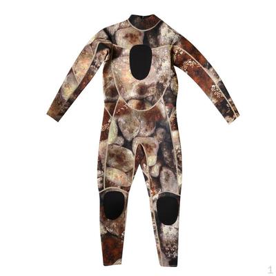 Costum de neopren de 3 mm pentru bărbați, cald cu fermoar la spate, pentru scufundări, înot, zmeu, surf, pescuit cu suliță
