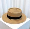 Fashion French Straw Hat Women's Summer Seaside Fine Grass Beach Hat Concave Top Sun Hat Straw Hat Retro Sun Protection Hat