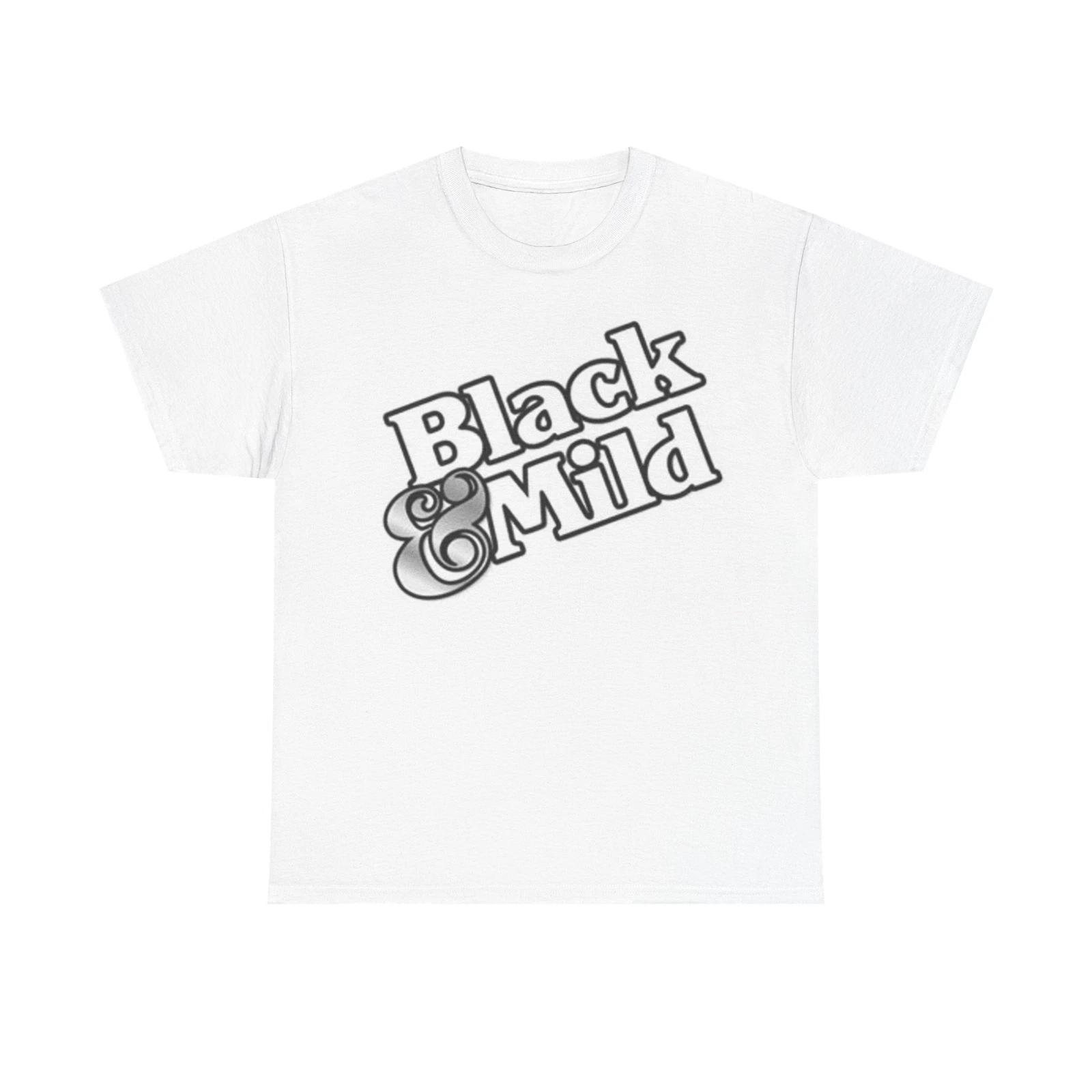 Men s and Women s T-shirts Black And Mild L