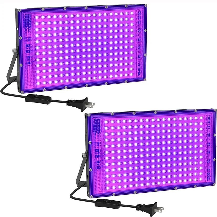 300W LED UV Black Light 395nm UV Resin Curing Light UV detection lamp shadowless glue curing lamp green oil resin Curing Lamps