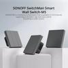 SONOFF M5 SwitchMan Smart Wall Switch 1/2/3 Gang 80 86 120 Type Mechanical Push Button Smart Switch Support Google/Alexa