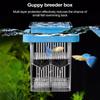 Permeable Floating Hatching Box Transparent Fish Tank Divider Aquatic Life Hatchery  Home Use