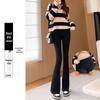 Women's High Waist Flare Yoga Pants – Summer Slim Fit, Elastic, Casual Sports Dance Pants