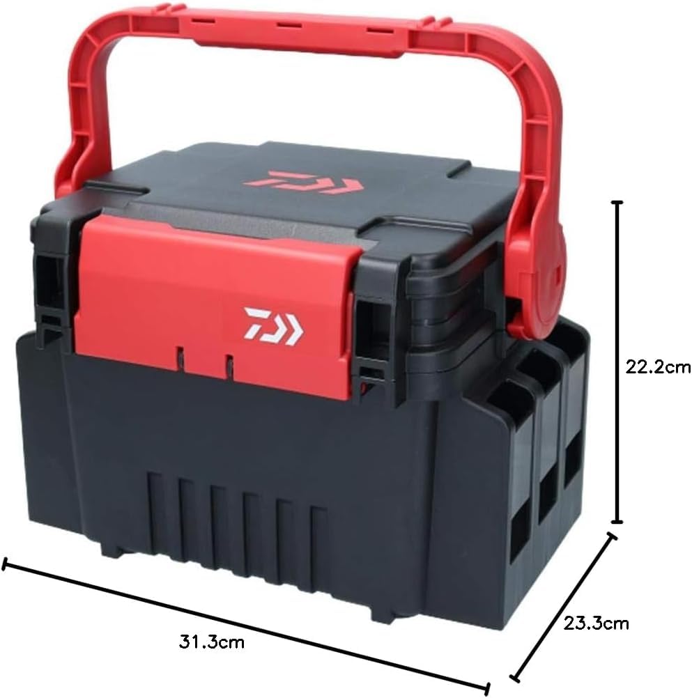 DAIWA Tackle Box TB3000 Fishing Box Black/Red