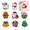 Cartoon Enamel Brooches Christmas Brooch, Santa Claus Elk Snowman Tree Badge Pin, Theme Accessories Bags Scarves Clothes Decorative Accessory