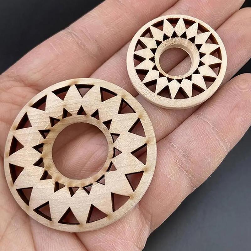 Ball Holder Wooden Ball Base Stand Hollow Sphere Stand Hollow Sunflower Design For Ball Display