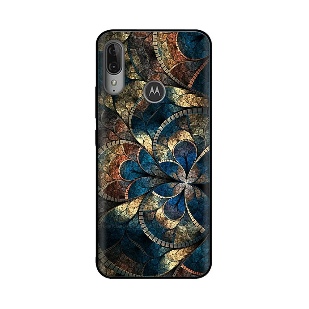 For Moto E6 Plus Case Soft Black Silicone Phone Back Cover For Motorola Moto E6 Play E6s 2020 MotoE6 Plus Case Cover Coque Funda
